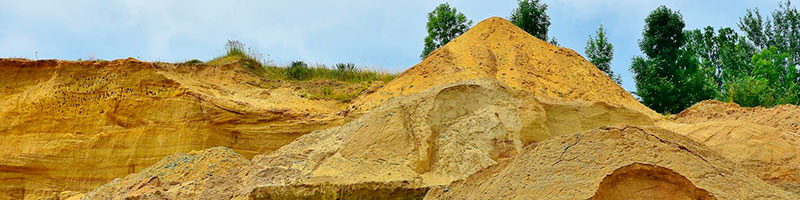 Купить горный строительный песок из карьера в Туле